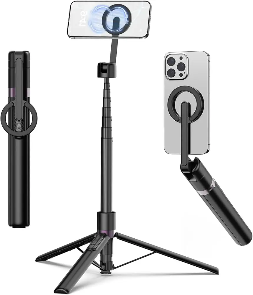 TONEOF 68 inch magnetic tripod for iPhone TikTok
